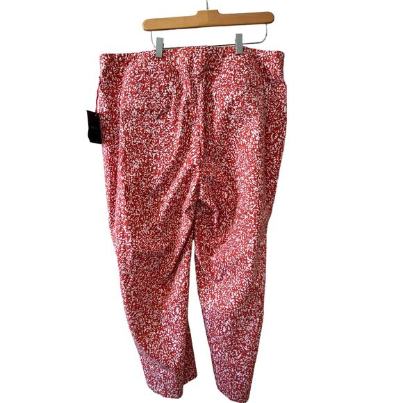 Cynthia Rowley Woman Terracotta Print Pants 20W - Picture 5 of 7